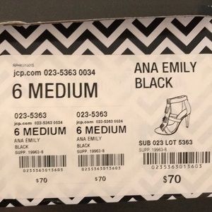 ANA EMILY BLACK SIZE6 a.n.a